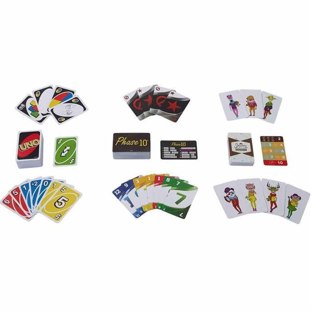 Coffret Multicartes (Uno / Phase 10 / Snappy Dressers) – Image 2