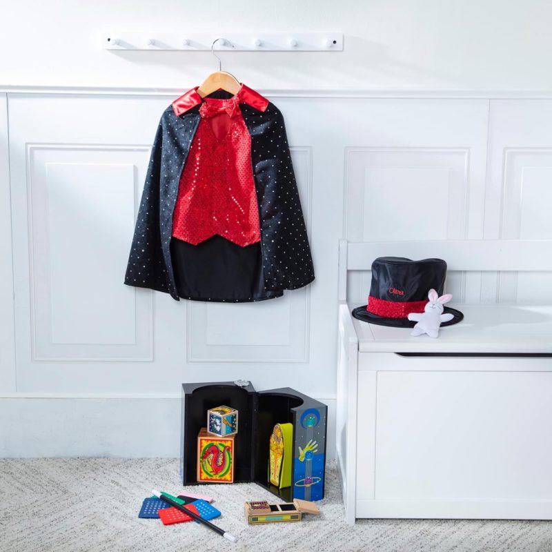 Déguisement Magicien, Costume pour filles et garçons avec accessoires – Image 4