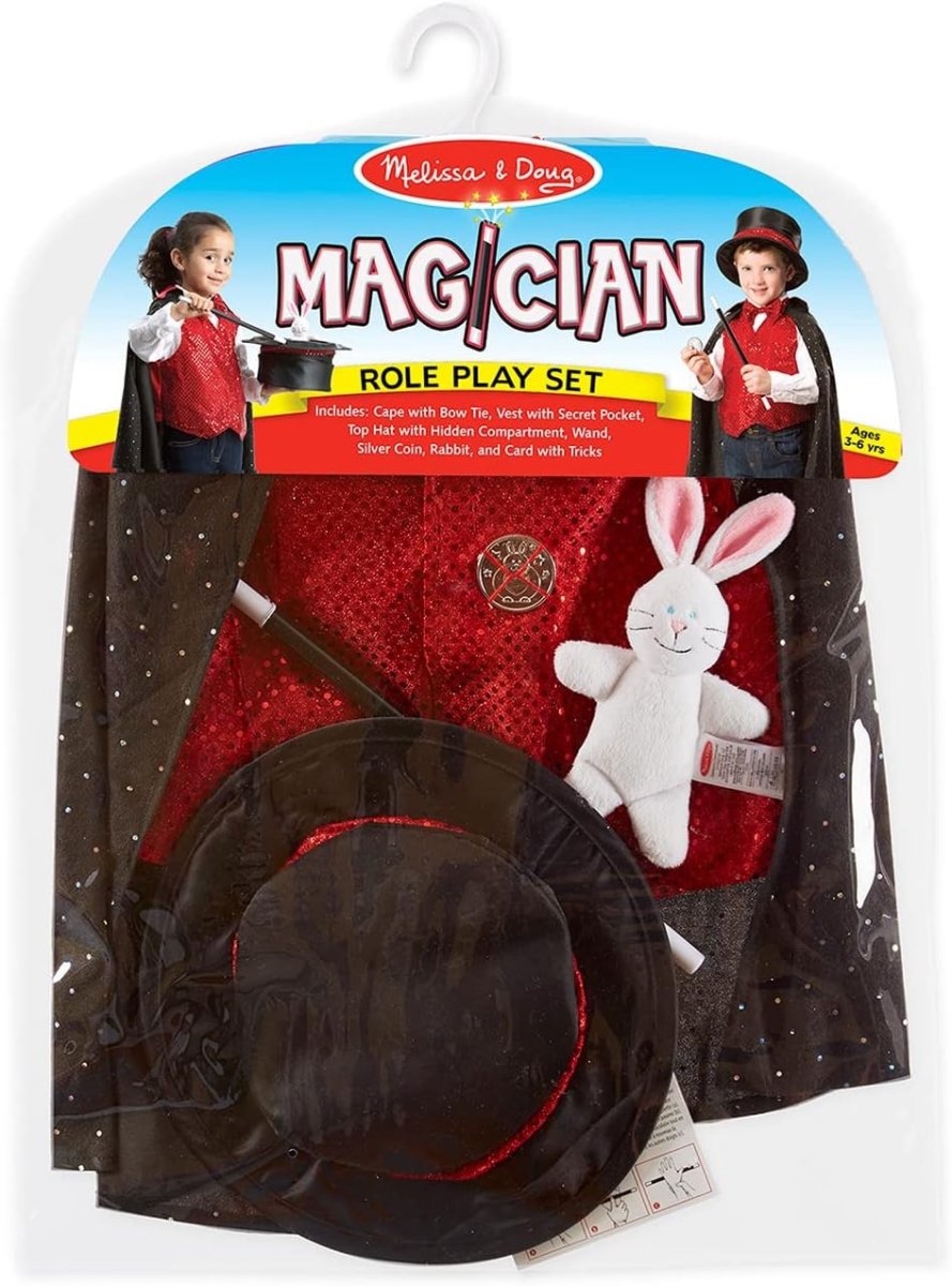 Déguisement Magicien, Costume pour filles et garçons avec accessoires – Image 2