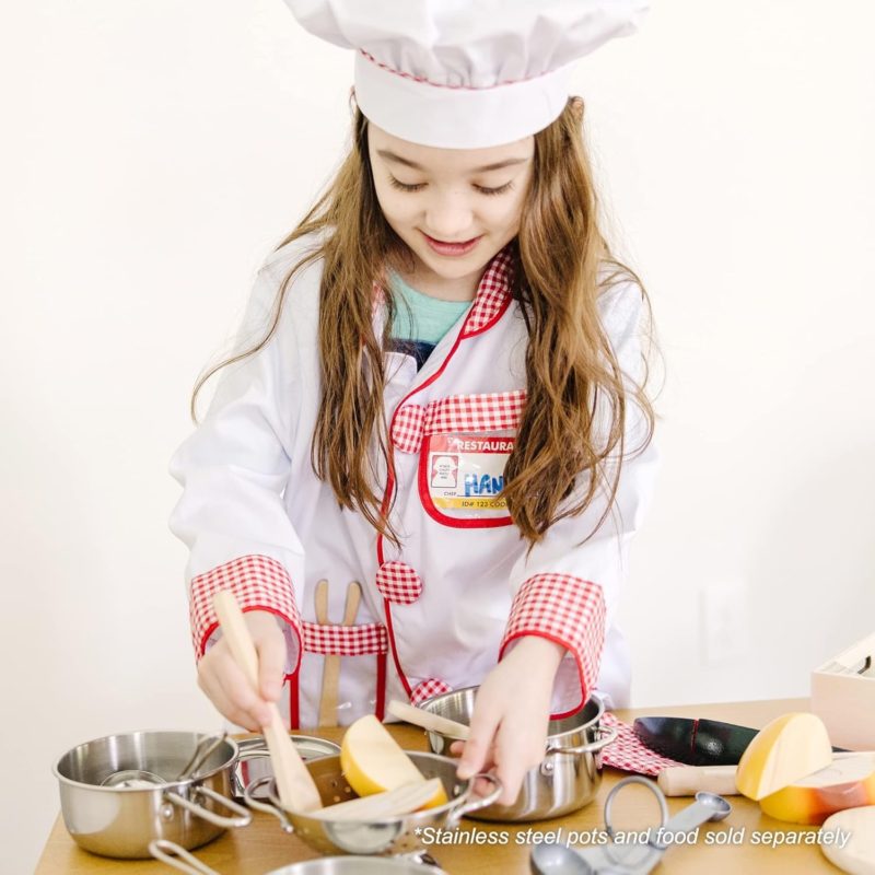 Déguisement Cuisinier Chef, Costume pour filles et garçons avec accessoires – Image 5