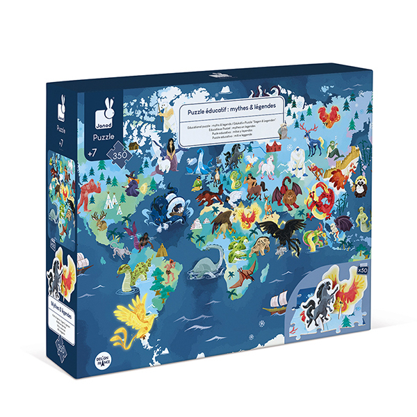 Puzzle Educatif Mythes et Légendes 350 pcs
