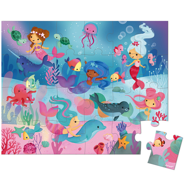 Puzzle Sirènes Valisette ronde – Image 2